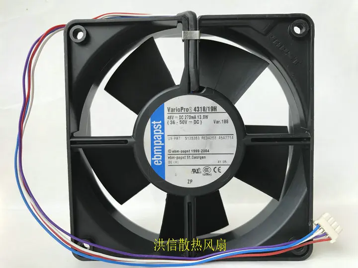 

Original 4318 / 19h 48V 270ma 13.0w 12032 four wire fan