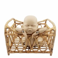 newborn photography props rattan baskets baby photo bed posing props infant bebe studio shoot accessories baby furniture