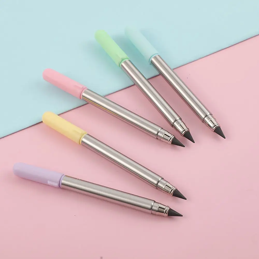 

1Pc Creativity Inkless Pencil Fashion Retractable Pen Retractable Pen Signature Pencil For Students Writing Office Stationery