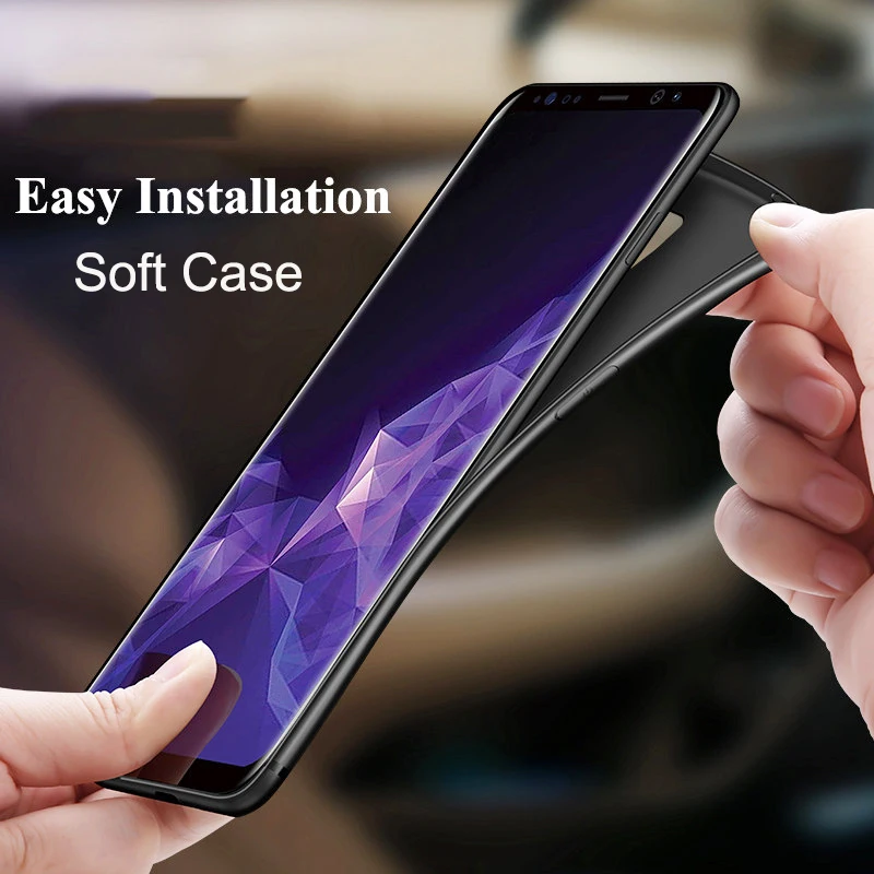 Противоударный матовый чехол для Samsung Galaxy S21 S20 10 S9 S8 Plus ультрасиликоновый