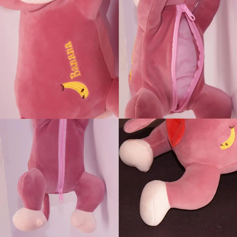 

Car Tissue Box Plush Monkey Hanging Type Cute Creative Tissue Case Holder for Home Car