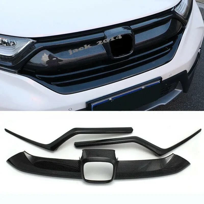 Накладка на передний бампер из углеродного волокна для Honda CRV CR-V 2017 2018 2019 |