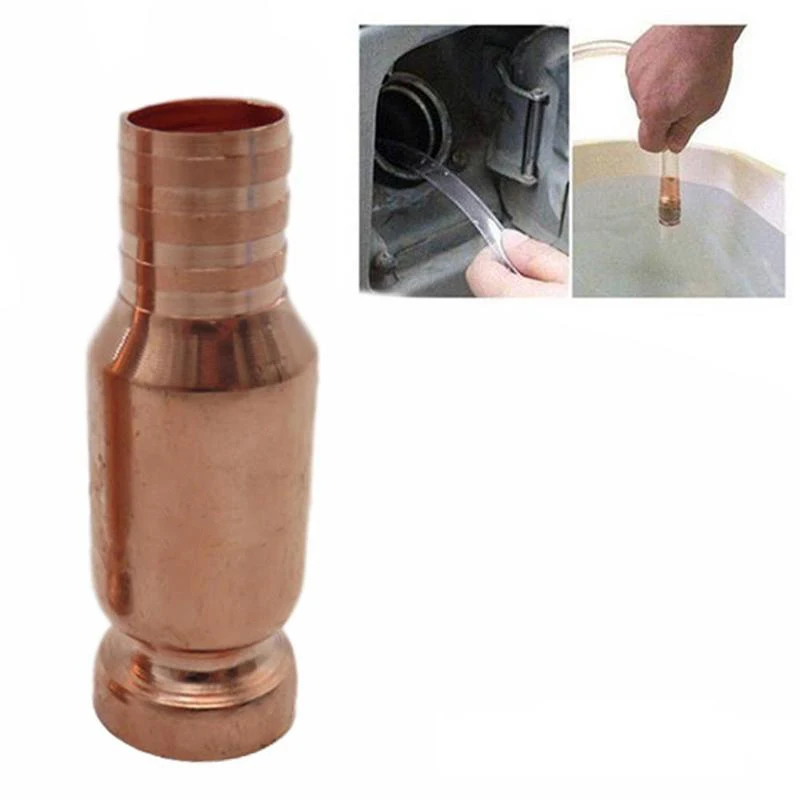 

Gasoline Fuel Water Shaker Siphon Red Copper Siphon Filler Pipe Manual Pumping Oil Pipe Fittings Siphon Connector Wholesale