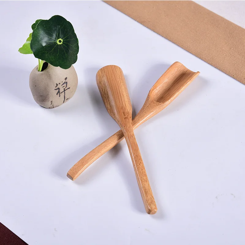 

Многоразовая натуральная бамбуковая деревянная ложка для чая и кофе