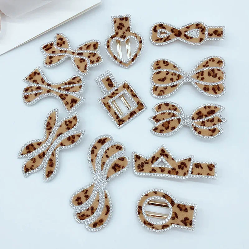 Cpop 14 узоров модная тканевая заколка со стразами простая индивидуальная