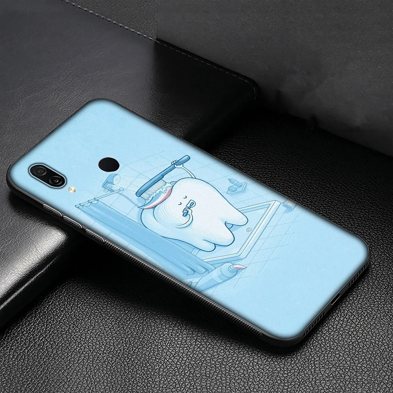 Стоматологический коронозубной мягкий чехол IYICAO для Huawei Y9 Y7 Y6 Prime 2019 Honor view 20 8C 8X 8 9
