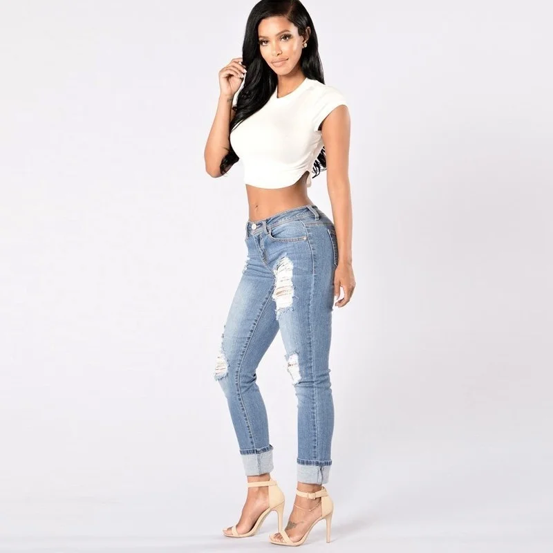 Женские винтажные джинсы MIND FEET повседневные длинные синие брюки карандаш разных