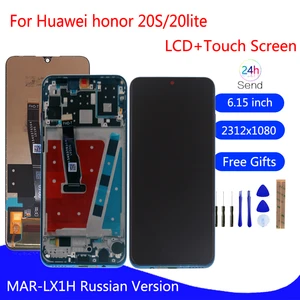 original lcd for huawei honor 20s display touch screen digitizer panel replacement for honor 20 lite mar lx1h screen lcd display free global shipping
