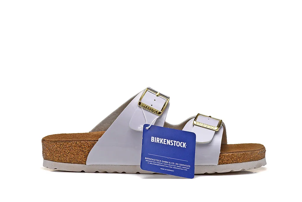 Birkenstock Arizona летние мужские и женские сандалии на плоской подошве пробковые