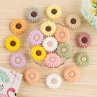 10 шт., Силиконовые Прорезыватели для зубов, 30 мм