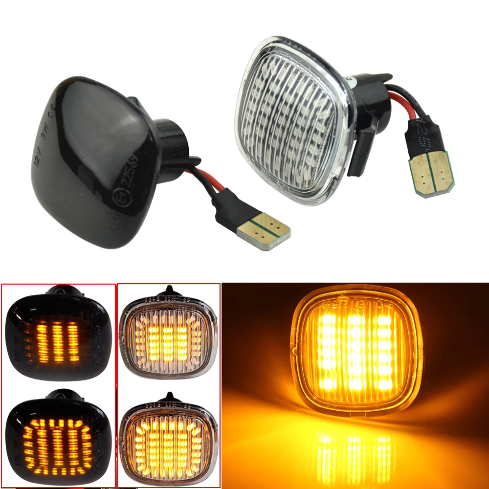 

LED Dynamic Side Marker Light Turn Signal For Audi A3 8L A4 8D A4 S4 B5 A8 D2 Sequential Lamp 1994 1995 1996 1997 1998 1999 2000