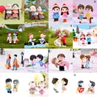 2 шт.компл. миниатюрный стул для влюбленных пар животных дом сказочное дерево сад миниатюры DIY микро Ландшафтный Декор Террариум экшн-фигурки