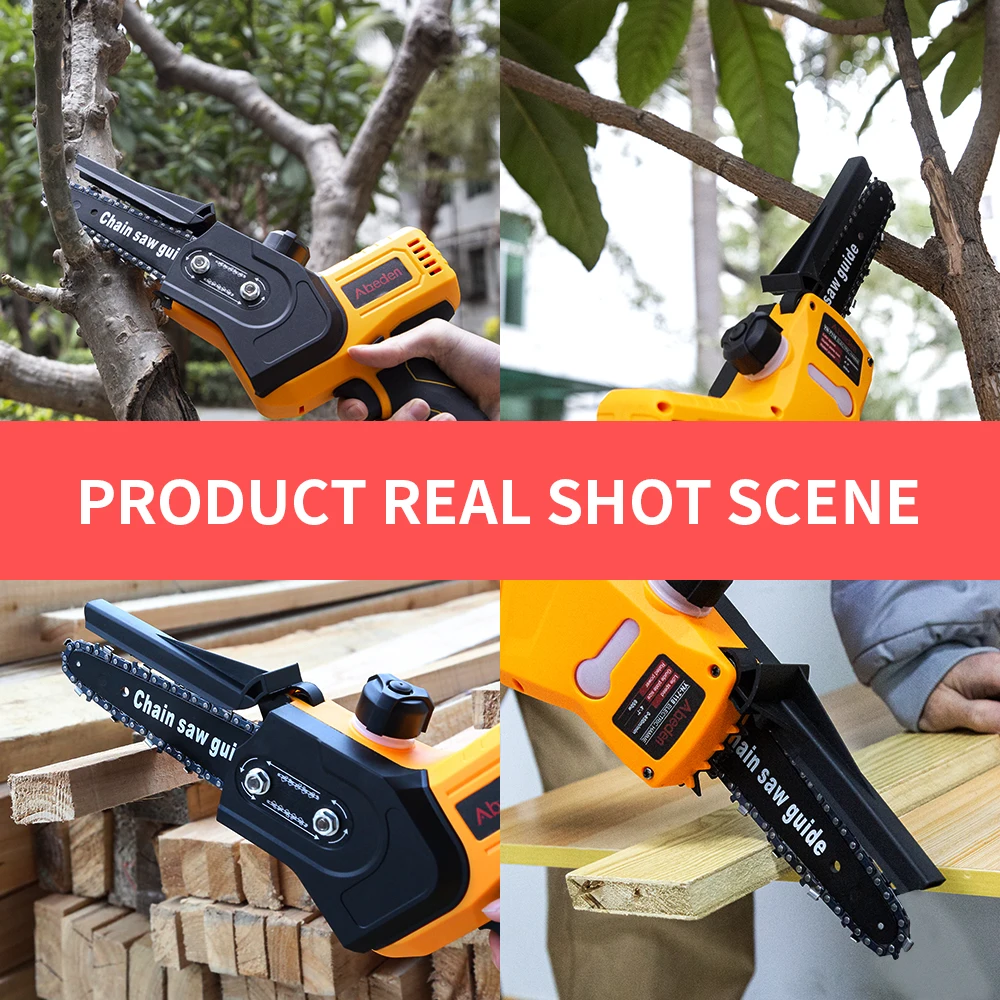 

Electric Chainsaw for Makita 18V Battery Brushless Motor 4 inch Cordless Pruning Saw For Woodworking Garden Tool Saw Wood Cutter