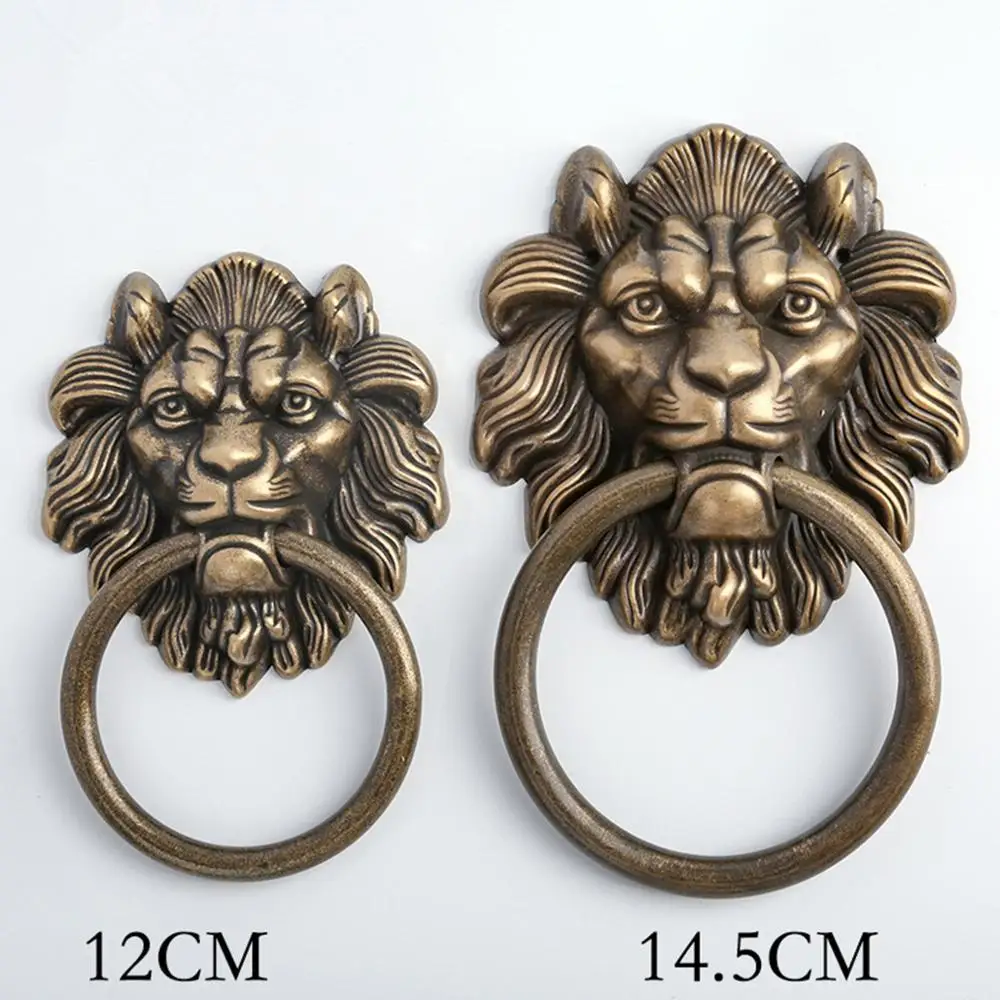 Винтажное мужское кольцо в виде головы единорога китайском стиле|Ручка для