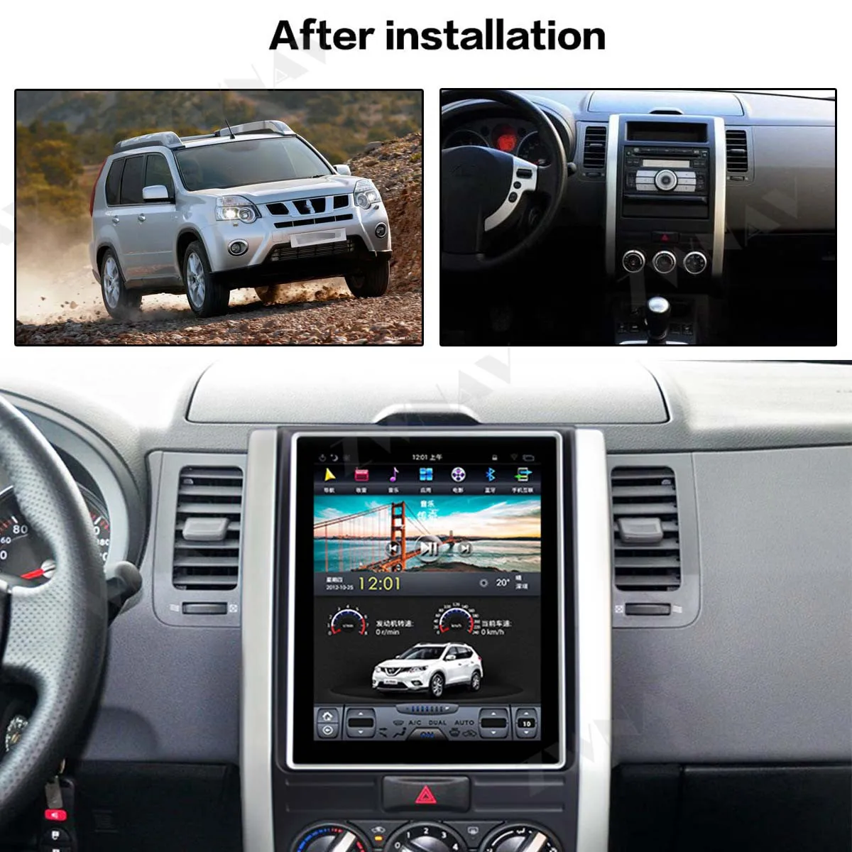 Android 9,0 PX6 DSP Tesla стиль автомобиля нет dvd-плеер gps навигация для NISSAN X-TRAIL Qashqai 2007- мультимедиа плеер головное устройство