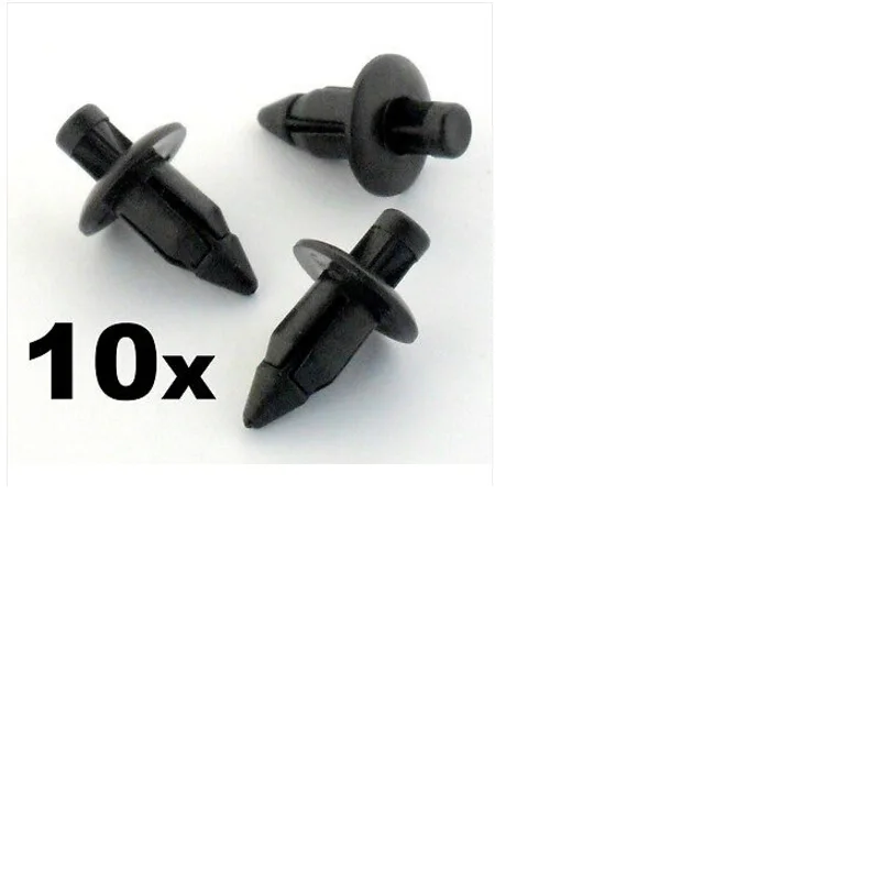

10x 6mm For Remache De Plastico Guardabarros & Acabado -Clips For Honda,For Yamaha,For Suzuki,