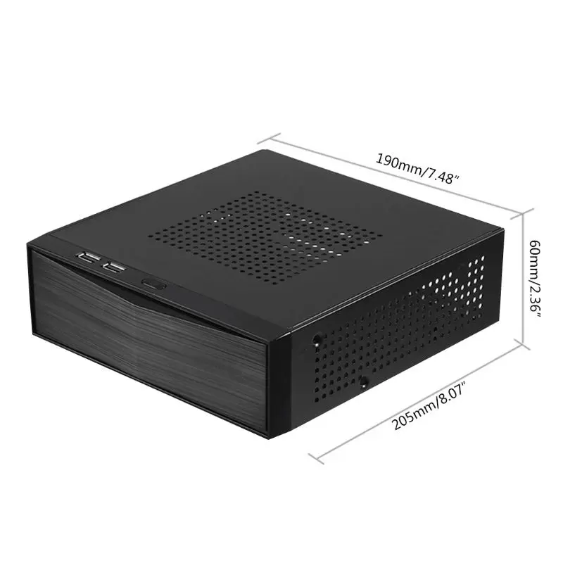 Чехол для компьютера FH03 FH05 Mini ITX офисный домашний usb 2 0 с отверстием радиатора блок
