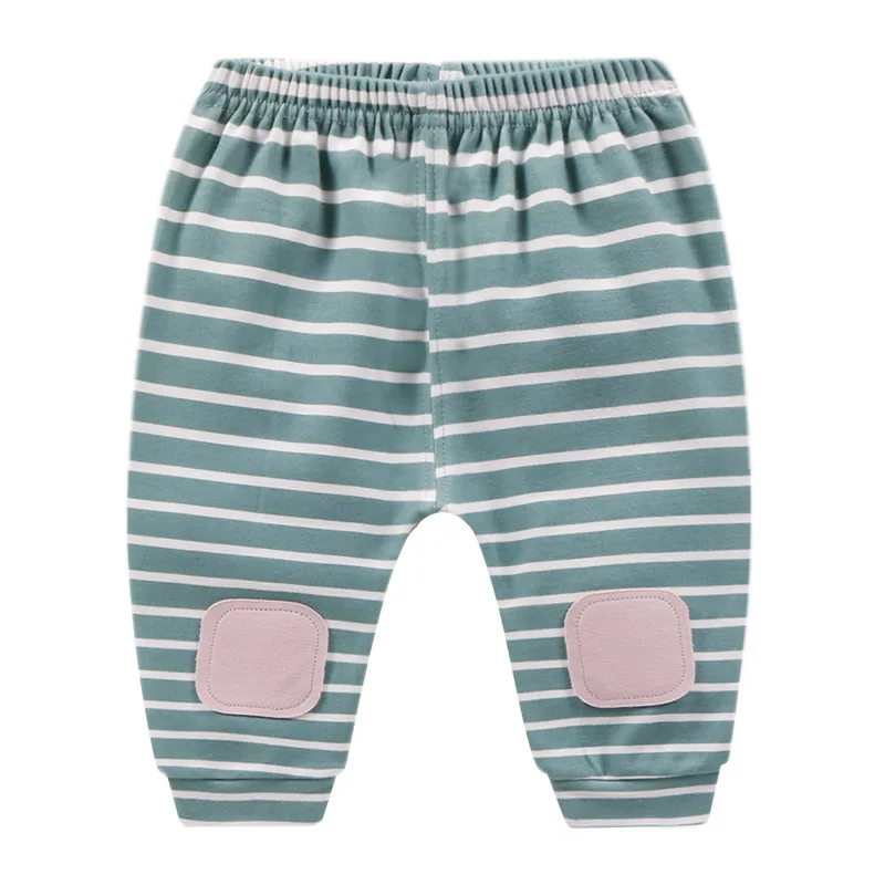 0-3T Autumn Winter Baby Boys Girls Long Pants Cute Striped Leggings Cotton Full 3 6 9 12 18 Months Baby's Clothing | Детская одежда