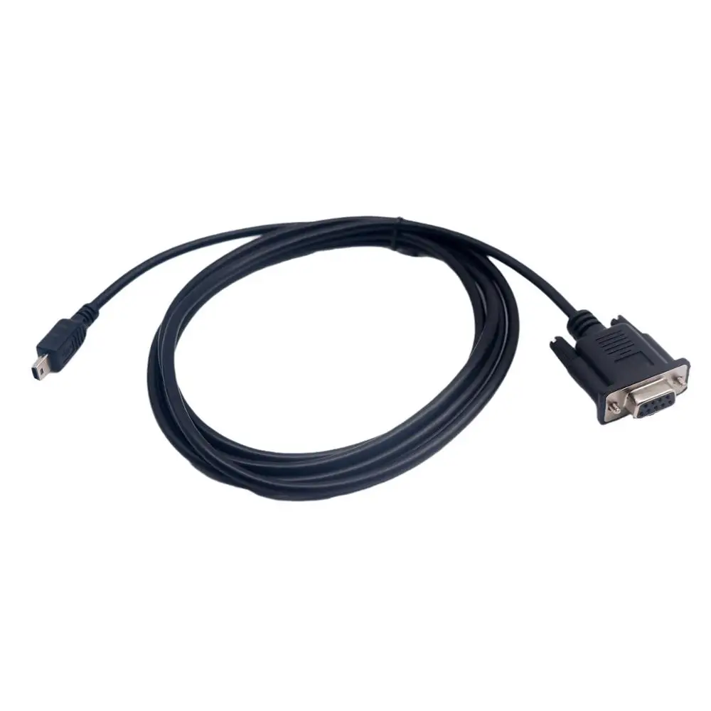 1x DB9 гнездо для панельного крепления к мини-USB 5-контактный штекер 90 градусов