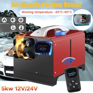 Автомобильный дизельный Обогреватель воздуха, компактный автомобильный обогреватель, 5 кВт, 8 кВт, стояночный топливный обогреватель, 12 В24 В, для автодома, трейлера, грузовика, лодки
