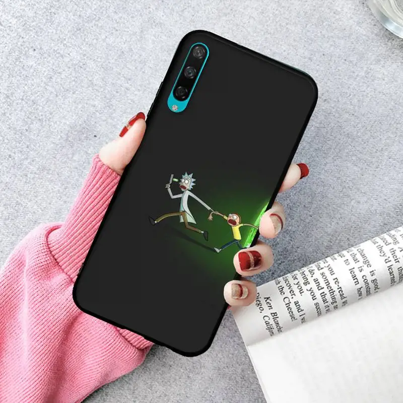 

ZFGHSHYQ Soft Ricks And Cover Morties Phone Case For Huawei P20 30 40 Pro Mate30 40 Pro Nova 7pro 7se Honor10 V9 10