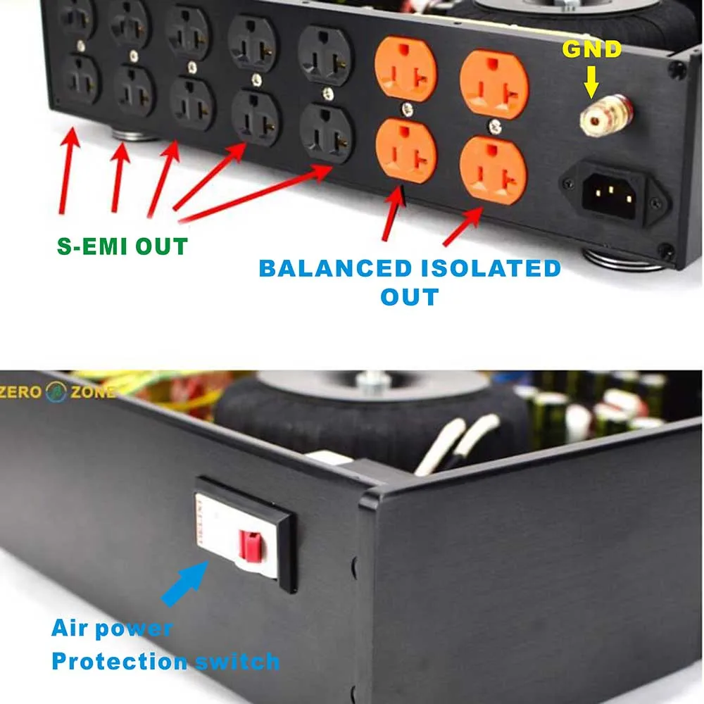 Hi Fi F30A корпус типа два S EMI + Сбалансированный изолированный блок питания