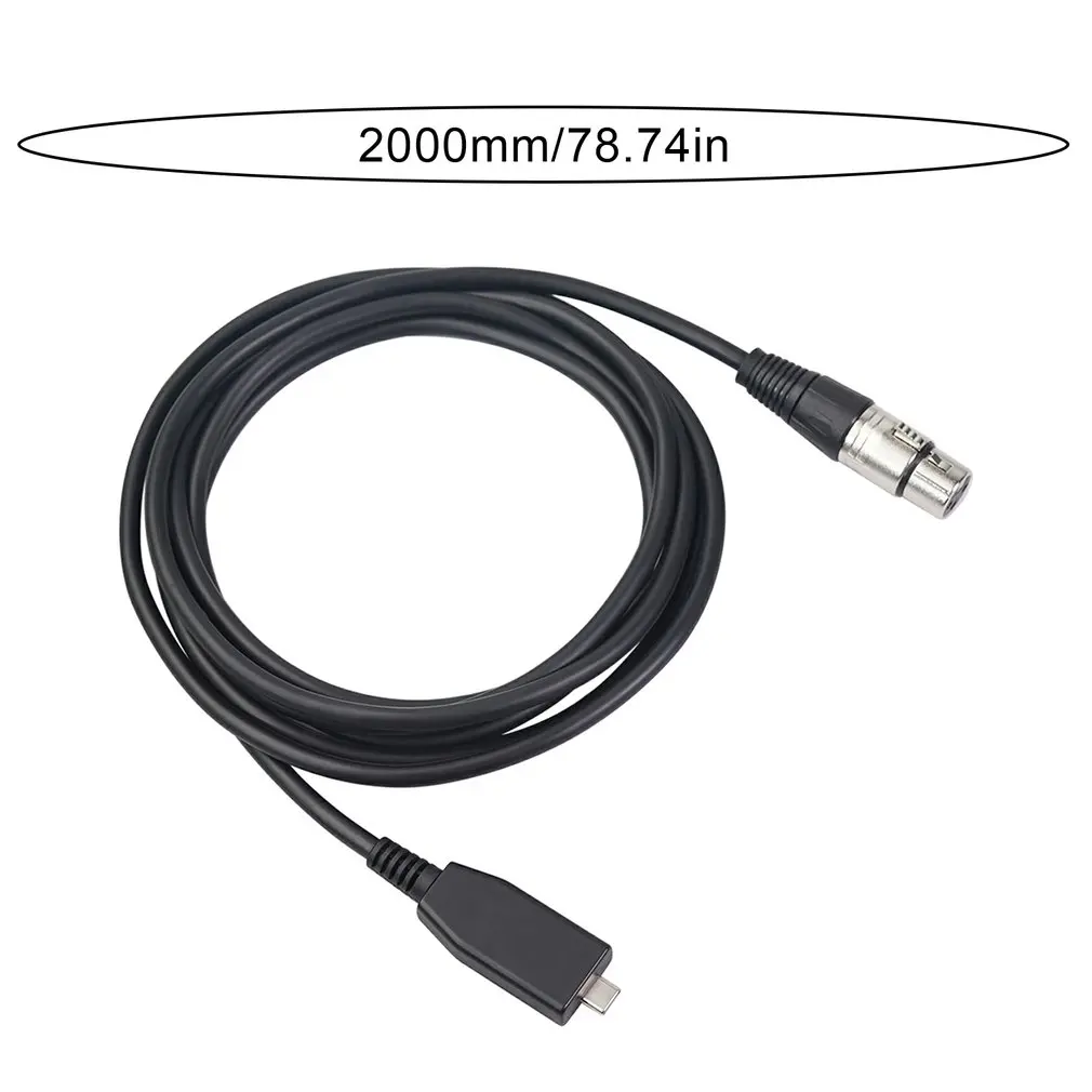 

Recording Line Microphone Recording Cable XLR Microphone Cable Recording Line Cable Adapter For Digital Audio 2m