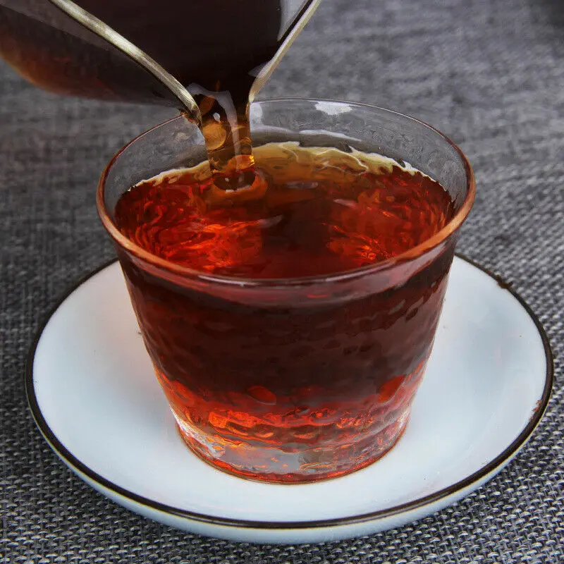 Pu-erh 2014 de brotes dorados, 357g, pastel cocido, Cha, Shu-4