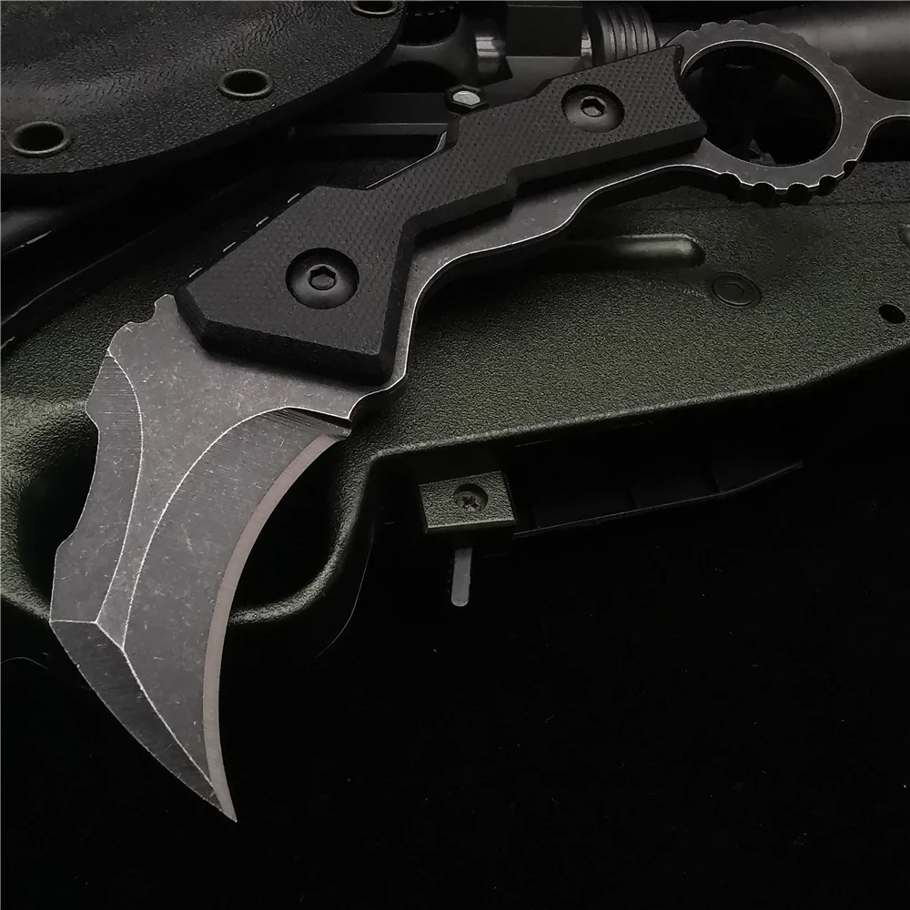 15 см (6 ') 58HRC нож с фиксированным лезвием для резки труб карманные ножи Высокое