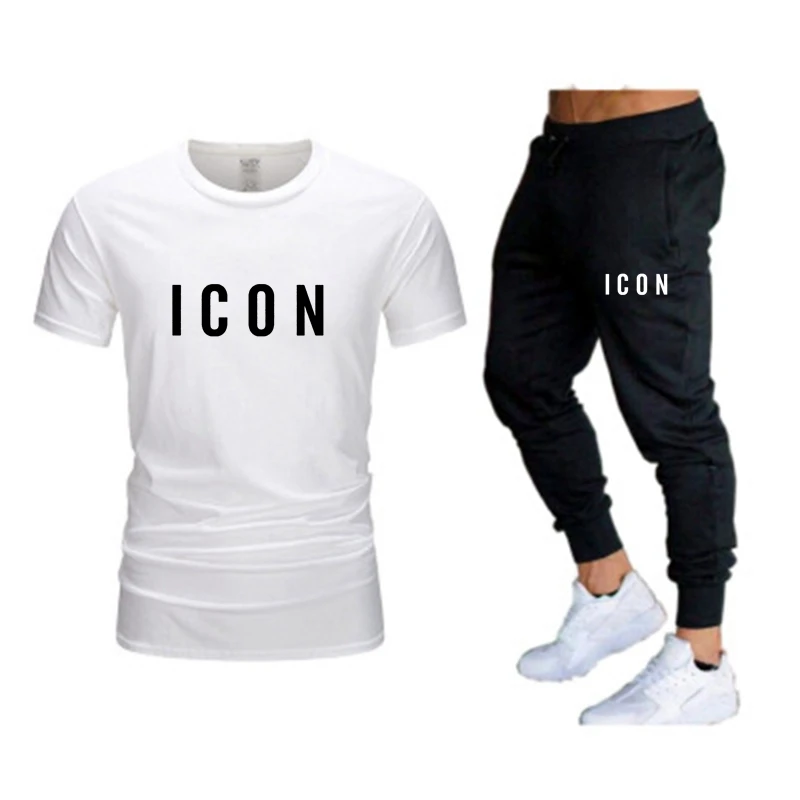 Новинка 2021 Мужская футболка для бега на весну и лето Спортивная модная с принтом