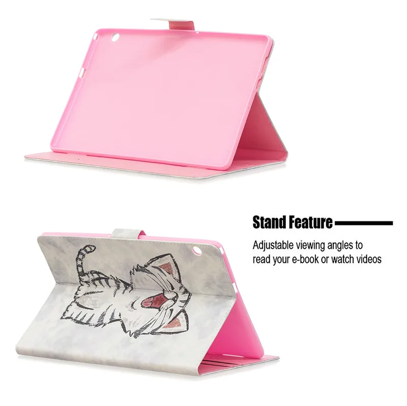 Милый Кот Единорог щенок бабочка чехол для планшета Huawei MediaPad T5 10 AGS2 W09/L09/L03 1 дюймов