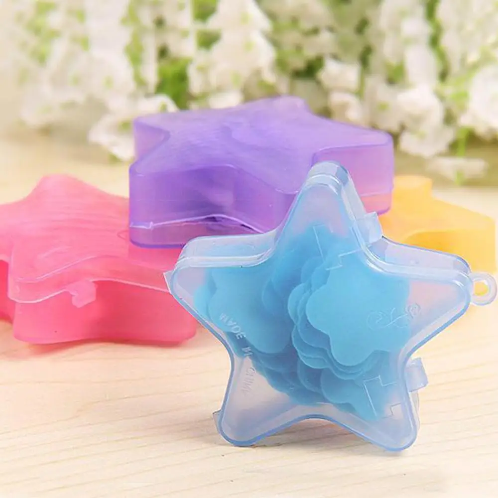 Мини-лист для мыла в форме звезд 1 коробка одноразовый ароматизированный ломтик