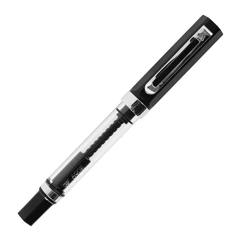 Lanbitou 3059 авторучка поршневая пластиковая чернильная ручка EF/F Nib серебряный зажим бизнес Канцтовары офисные школьные письменные принадлежно...