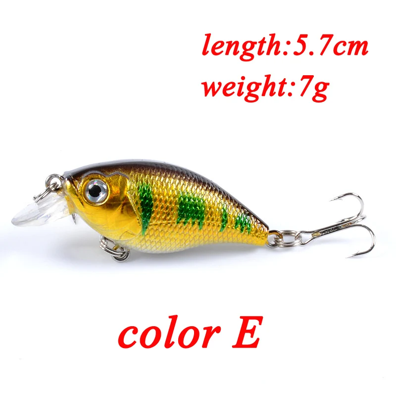1PCS Wobblers Quality Crankbait Simulation Fishing Lure 5.7cm 7g Jerkbait Floating Hard Bait Bass Carp Pesca Fishing Tackle