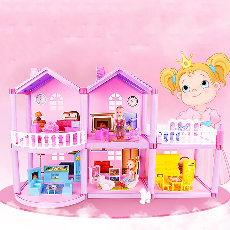 2020 Новый DIY Кукольный дом для кукол кукольные домики принцессы вилла замок с