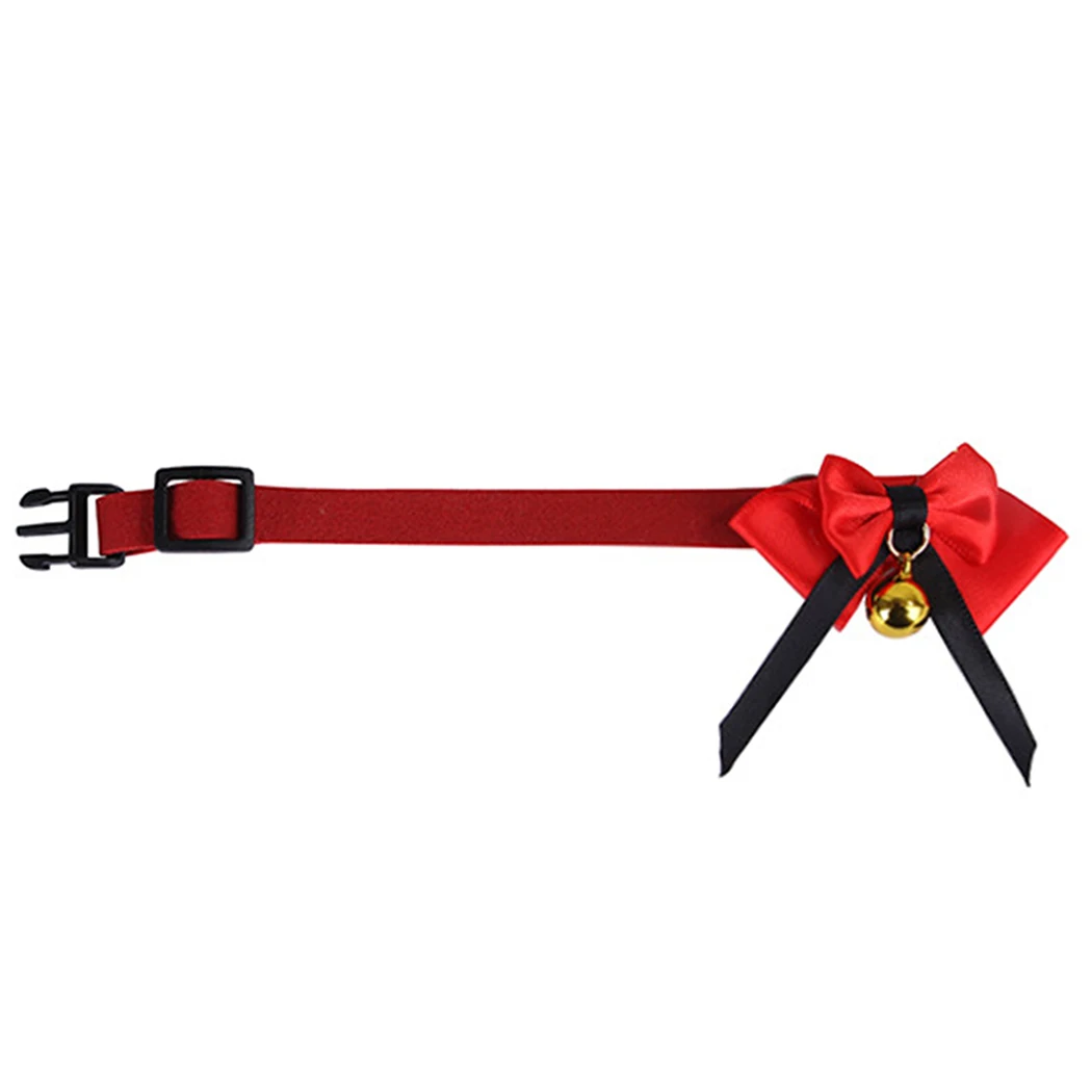 1 шт. милый ошейник для питомцев декоративный Регулируемый звонок галстук