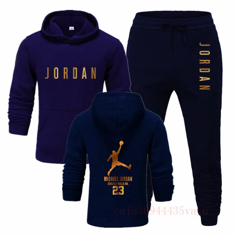 

2020 new casual men's Hoodie Pants Set sportswear sportswear sportswear men's Pullover Sweatshirt Hoodie + sports pants jogging