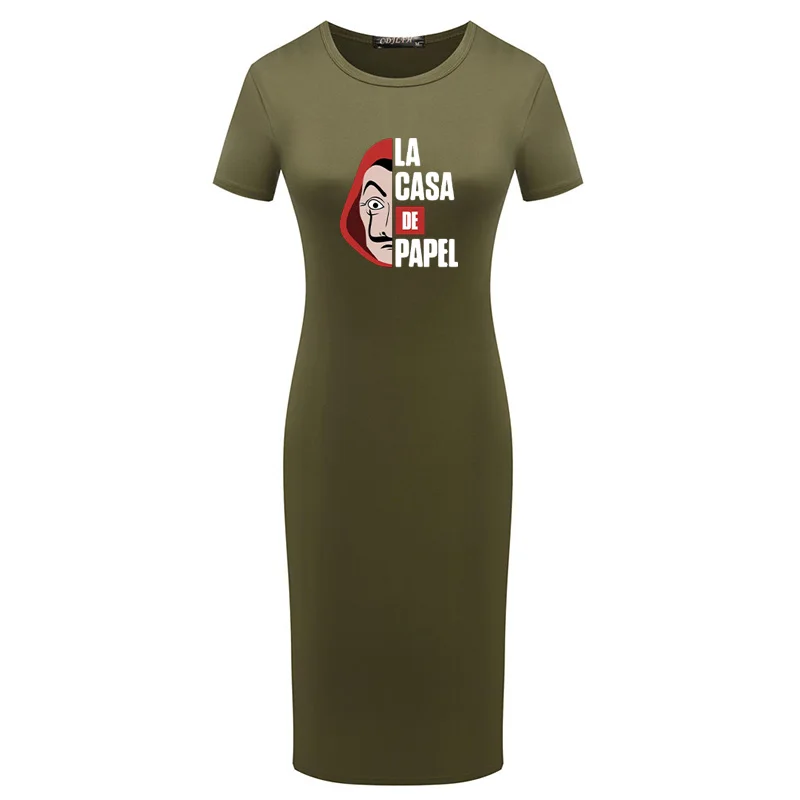 Женское сексуальное облегающее платье в интернет-магазине La Casa De Papel денег