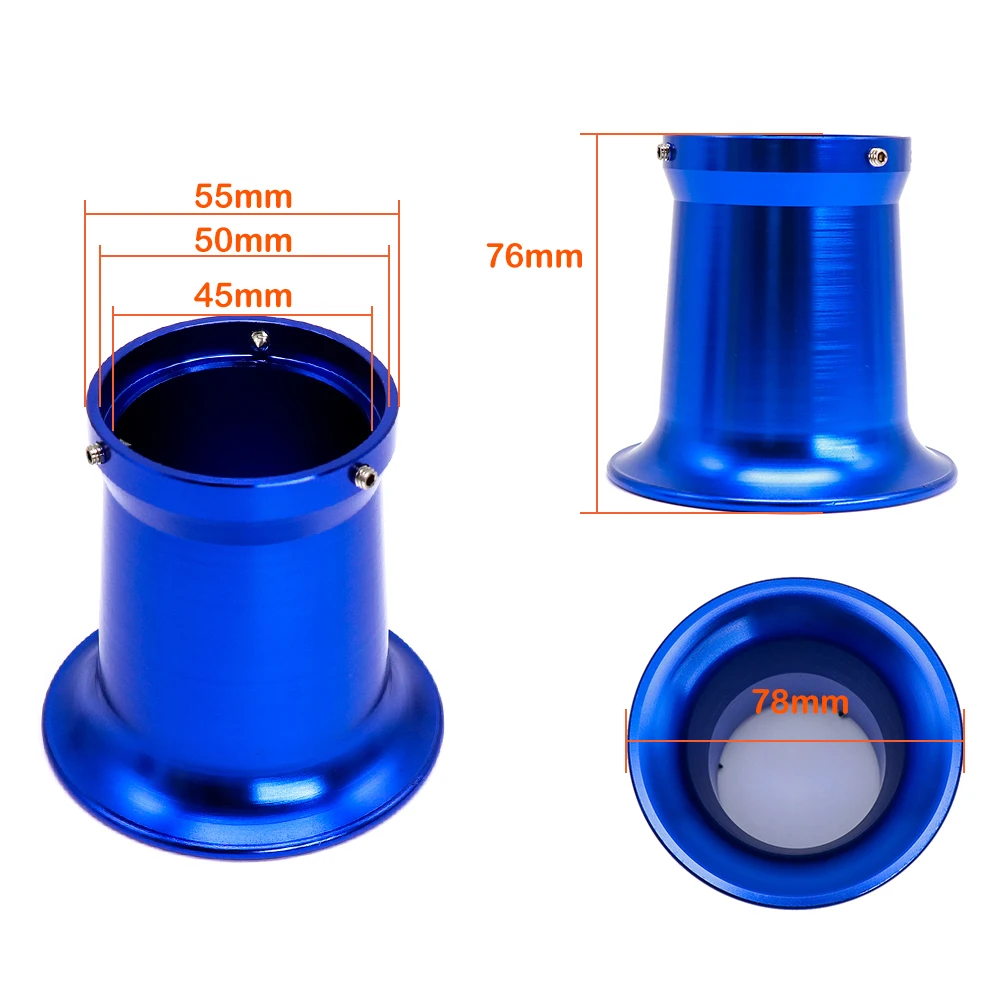 Чашка воздушного фильтра ZS Racing New Motorcycle Color 50 мм для карбюратора KOSO KEIHIN PWK 21 24 26 28 30