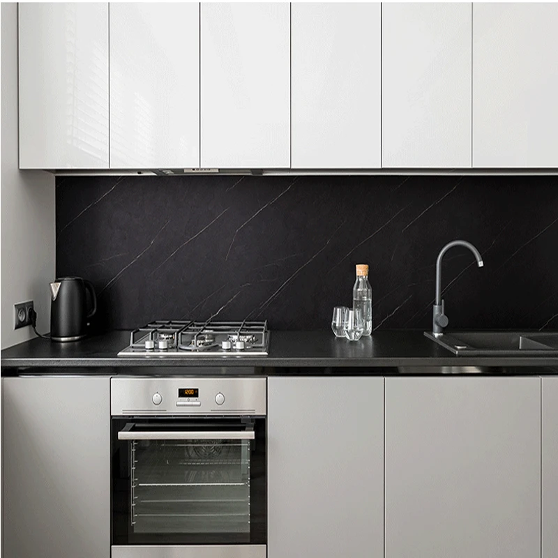 dark marble peel and stick wallpaper self adhesive vinyl contact paper for kitchen cabinets countertops table furniture decor free global shipping