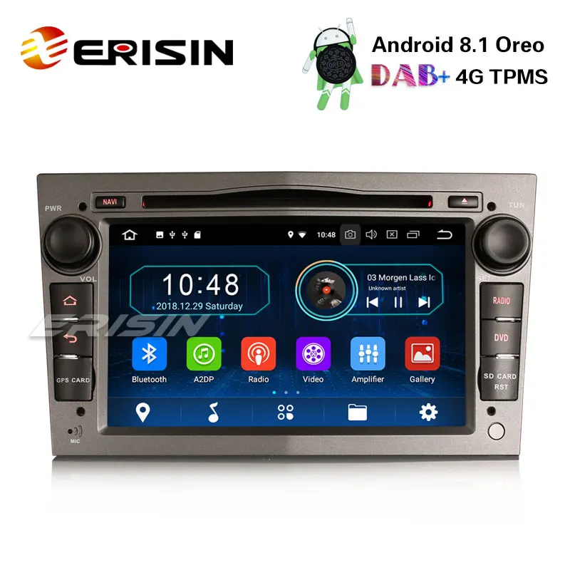 Erisin ES3960PG 7 &quotAndroid 8 1 автомобильный стерео DAB + gps DVR SWC для OPEL Vauxhall Corsa Zafira Astra Signum Meriva |