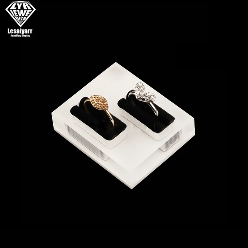 

Прозрачный акриловый держатель для ювелирных изделий, реквизит для фотографий, подставка для демонстрации косметических колец, подставка для ожерелья, украшения, держатель для гвоздиков, демонстрационная стойка