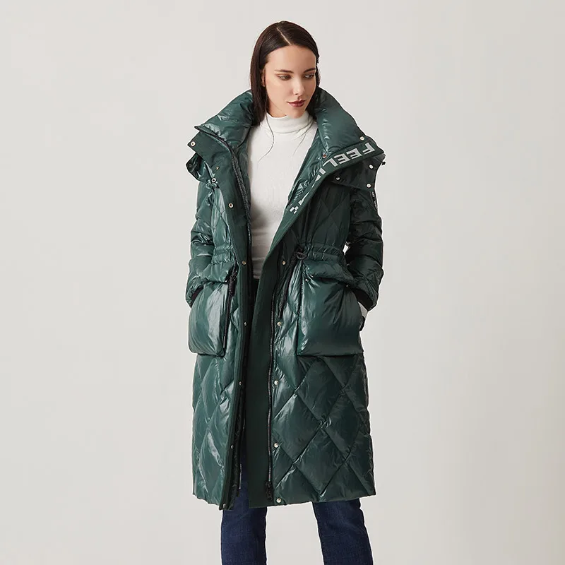 

Brand high-quality down jacket women's jacket autumn and winter fashion long