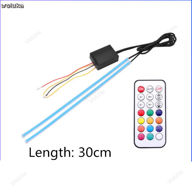 Ультратонкие дневные ходовые огни на руль автомобиля модифицированные цветные