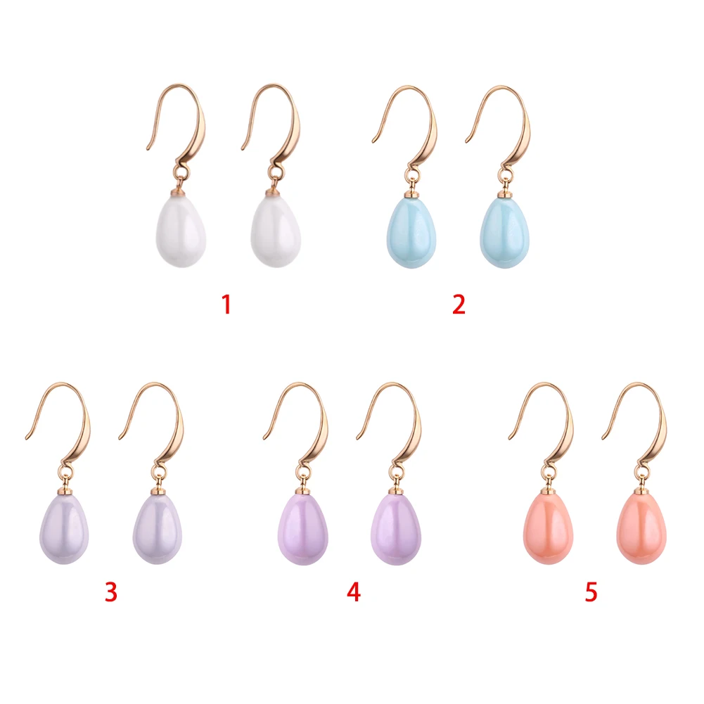 Women Pearl Drop Earring Water Sweet Fashion Jewelry Temperament Earrings Elegant Student |
