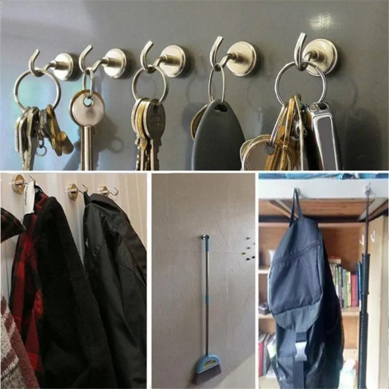 Магнитный Крючок #20 прочные Постоянные неодимовые магниты крючки сверхпрочный