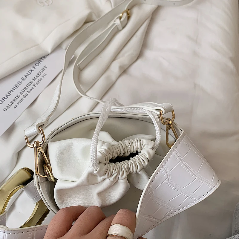 

Ladies Small Handbag Mini Mobile Phone Bag Fashion Bucket Bag Small Bag Luxury Designer Shoulder Bag Messenger Bag Lady Bag