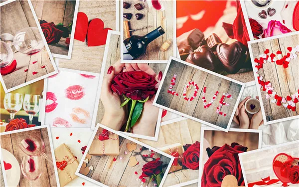 

Vinyl Custom Valentine day Photography Backdrops Prop Floral Rose Wooden Photo Studio Background F191220-25
