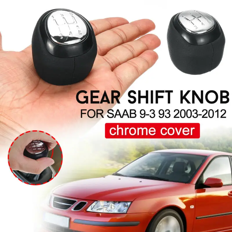 Рукоятка переключения передач 6 скоростей для SAAB 9 3 93 2003 2012 55566207 55353898 4 5*4 см|Ручка