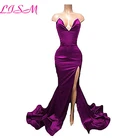 Соблазнительное вечернее платье-русалка, атласное длинное строгое платье с сердечком, индивидуальный пошив, 2020